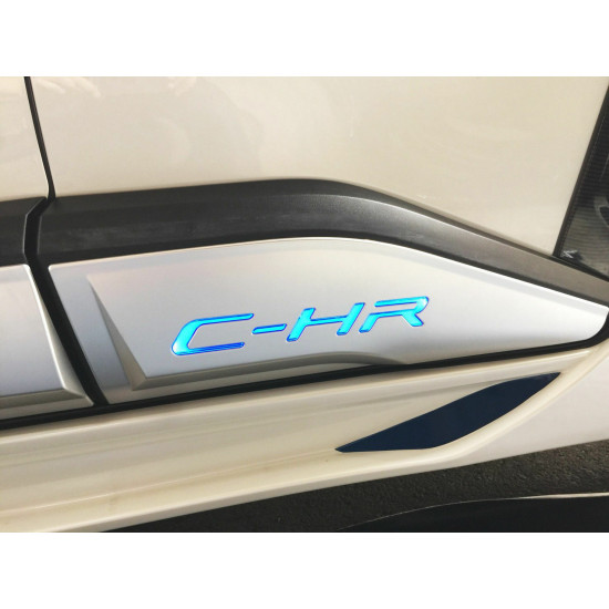 For Toyota C-HR CHR SUV Car Side Door Body Cover Trim LED Accessories