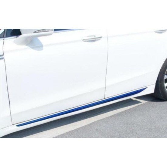 Blue Steel Car Door Edge Guard Strip Trim Fit For Ford Mondeo Fusion 2013-2020