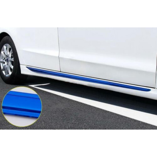 Blue Steel Car Door Edge Guard Strip Trim Fit For Ford Mondeo Fusion 2013-2020