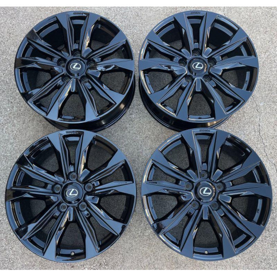 LEXUS LX570 2021 Genuine WHEEL SET 21" Rims 74156 Black PVD #S