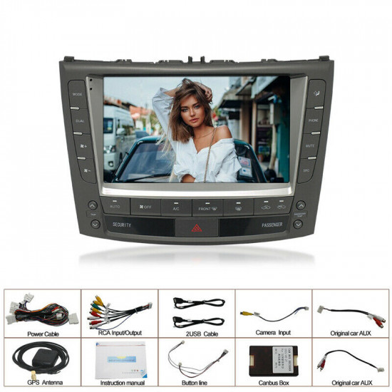 Fit For 2006-12 Lexus DC12V 9"Android 10.1 Car Stereo Radio Player MP5 GPS WIFI